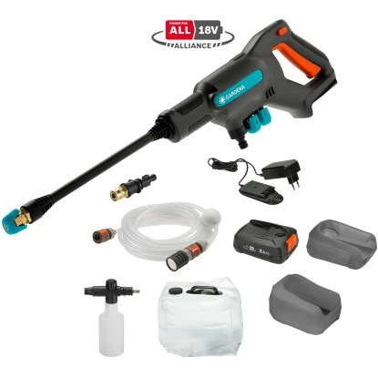 Gardena Akku-Mitteldruckreiniger AquaClean 24/18V P4A Premium-Set 3 Gardena Akku-Mitteldruckreiniger AquaClean 24/18V P4A Premium-Set