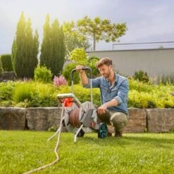 Gardena Schlauchwagen Set Aqua Roll M Mit 30 M Schlauch & Zubehör -Garten Tech Verkauf 4530598 A02