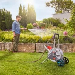 Gardena Schlauchwagen Set Aqua Roll M Mit 30 M Schlauch & Zubehör -Garten Tech Verkauf 4530598 A03