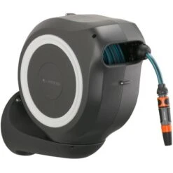 Gardena Wand-Schlauchbox RollUp M Weiß 20 M