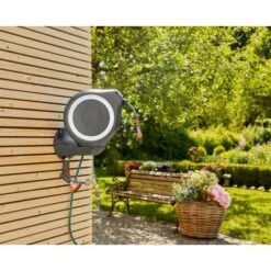 Gardena Wand-Schlauchbox RollUp M Weiß 20 M 16 Gardena Wand-Schlauchbox RollUp M Weiß 20 M -Garten Tech Verkauf 859051 3050 3