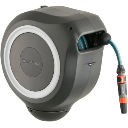 Gardena Wand-Schlauchbox RollUp M Weiß 20 M 4 Gardena Wand-Schlauchbox RollUp M Weiß 20 M – Bild 2