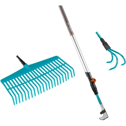 Gardena Combisystem-Komplettangebot Mit Rechenbesen, Grubber, Fugenkratzer Und S 3 Gardena Combisystem-Komplettangebot Mit Rechenbesen, Grubber, Fugenkratzer Und S