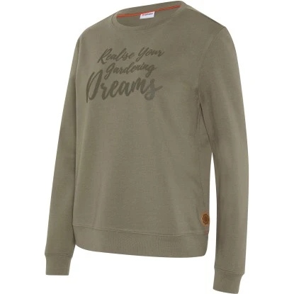 Gardena Damen-Sweatshirt XS Dusty Olive 5 Gardena Damen-Sweatshirt XS Dusty Olive – Bild 3
