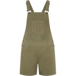 Gardena Damen-Latzhose 46 Dusty Olive